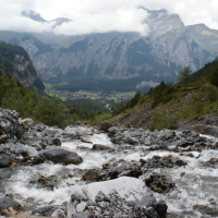Blick auf Kandersteg
